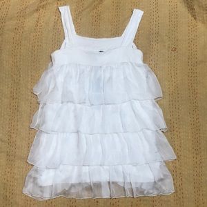 NWT Bella Amore layered pretty silk tank top